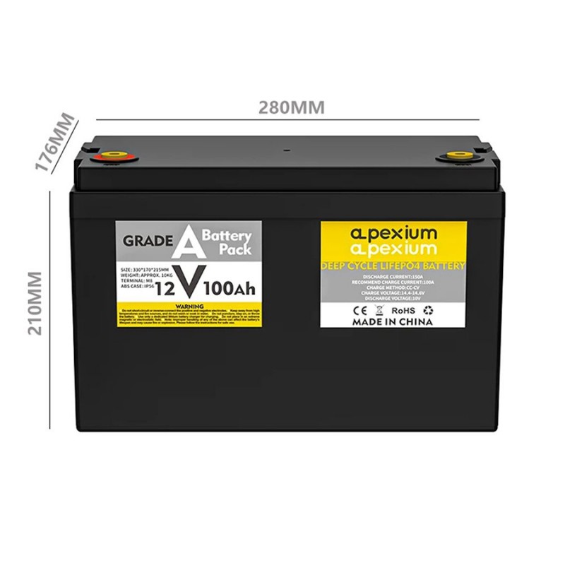(China stocks) 12V 100Ah Lifepo4 battery pack with BMS (China stocks) 12V 100Ah Lifepo4 battery pack with BMS
