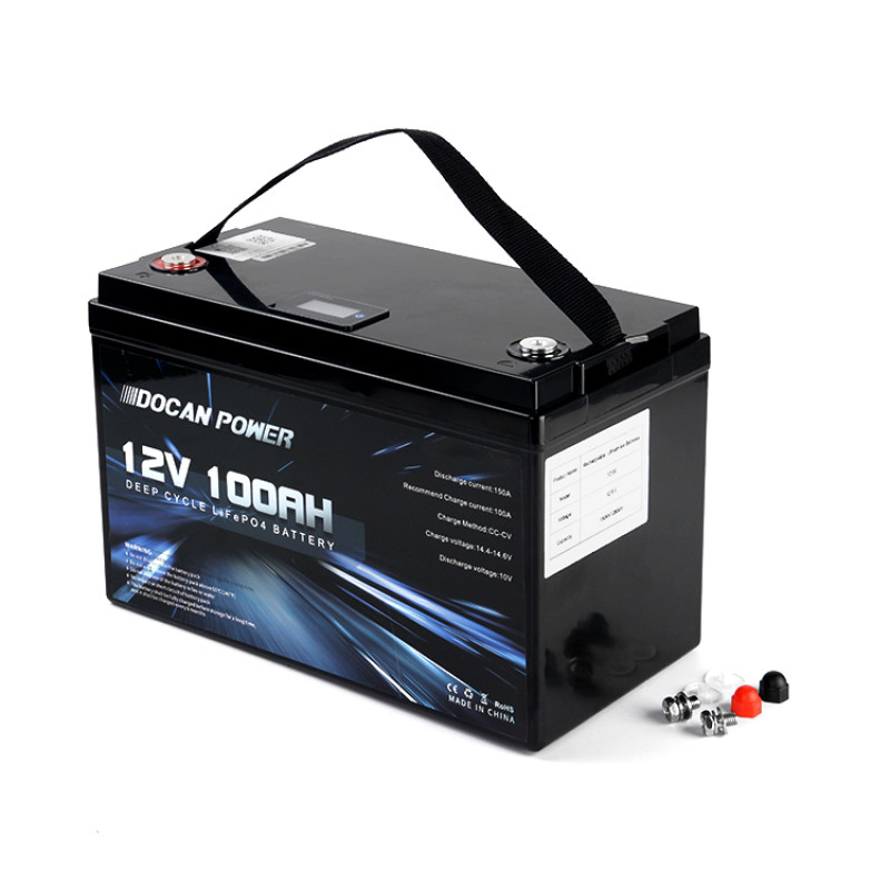 USA Stocks 12V 12.8V 100Ah battery pack with JBD 4S 100A BMS LCD display USA Stocks 12V 12.8V 100Ah battery pack with JBD 4S 100A BMS LCD display