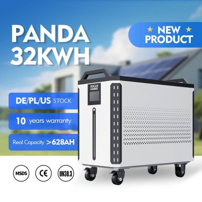 USA stocks PANDA 51.2V 628Ah 32KWh Moveable Battery pack USA stocks PANDA 51.2V 628Ah 32KWh Moveable Battery pack