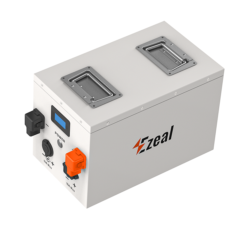 USA Stocks EZEAL 12.8V 100Ah Lithium Iron Phosphate Battery USA Stocks EZEAL 12.8V 100Ah Lithium Iron Phosphate Battery