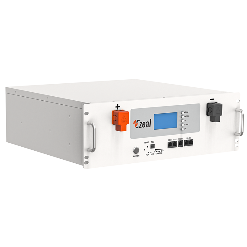 USA Stocks EZEAL 48V 51.2V 100Ah 5KWh Lithium Server Rack Mounted Battery USA Stocks EZEAL 48V 51.2V 100Ah 5KWh Lithium Server Rack Mounted Battery