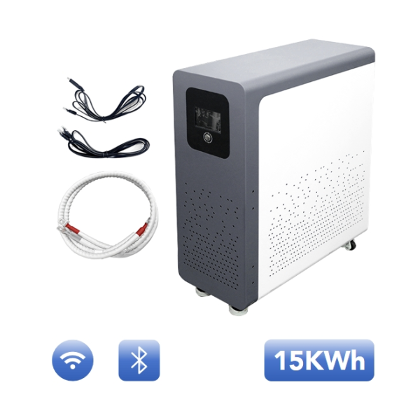 EU stocks 51.2V 300Ah 15KWh moveable Battery pack with 200A BMS and touch screen WIFI/Bluetooth