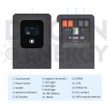 EU stocks 51.2V 300Ah 15KWh moveable Battery pack with 200A BMS and touch screen WIFI/Bluetooth