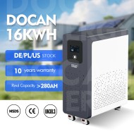 EU stocks 51.2V 300Ah 15KWh moveable Battery pack with 200A BMS and touch screen WIFI/Bluetooth