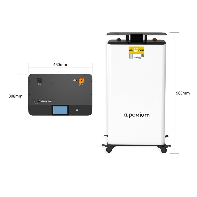 USA stocks Stand V2 51.2V DIY 280/304/314Ah kits with JK PB2A16S20P V15 BMS