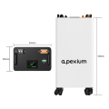 USA stocks Apexium Stand V3 48V DIY 280 304 314 kits with JK PB2A16S20P BMS DC breaker