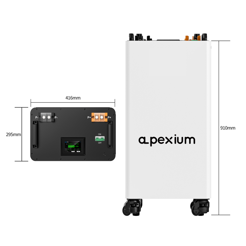 USA stocks Apexium Stand V3 48V DIY 280 304 314 kits with JK PB2A16S20P BMS DC breaker