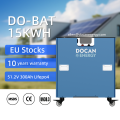 EU stocks DO-BAT 51.2V 300Ah 15KWh moveable Battery pack with WIFI