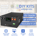 EU stocks Apexium stackable 48V DIY 280 304 314 kits with 200A JK PB2A16S20P V19 BMS DC breaker