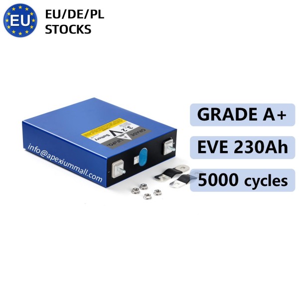 EU stocks EVE LF230 3.2V 230Ah Lifepo4 3.2V Battery Grade A HSEV