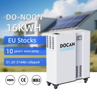 EU stocks DO-NOON 51.2V 300Ah 15KWh moveable Battery pack with WIFI
