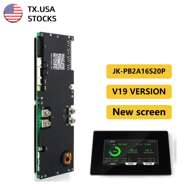 USA Stocks Newest V19 JK-PB2A16S20P 200A  2A Active equalization